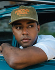 Navy Green Caps